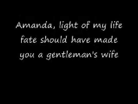 Waylon Jennings - Amanda (lyrics)